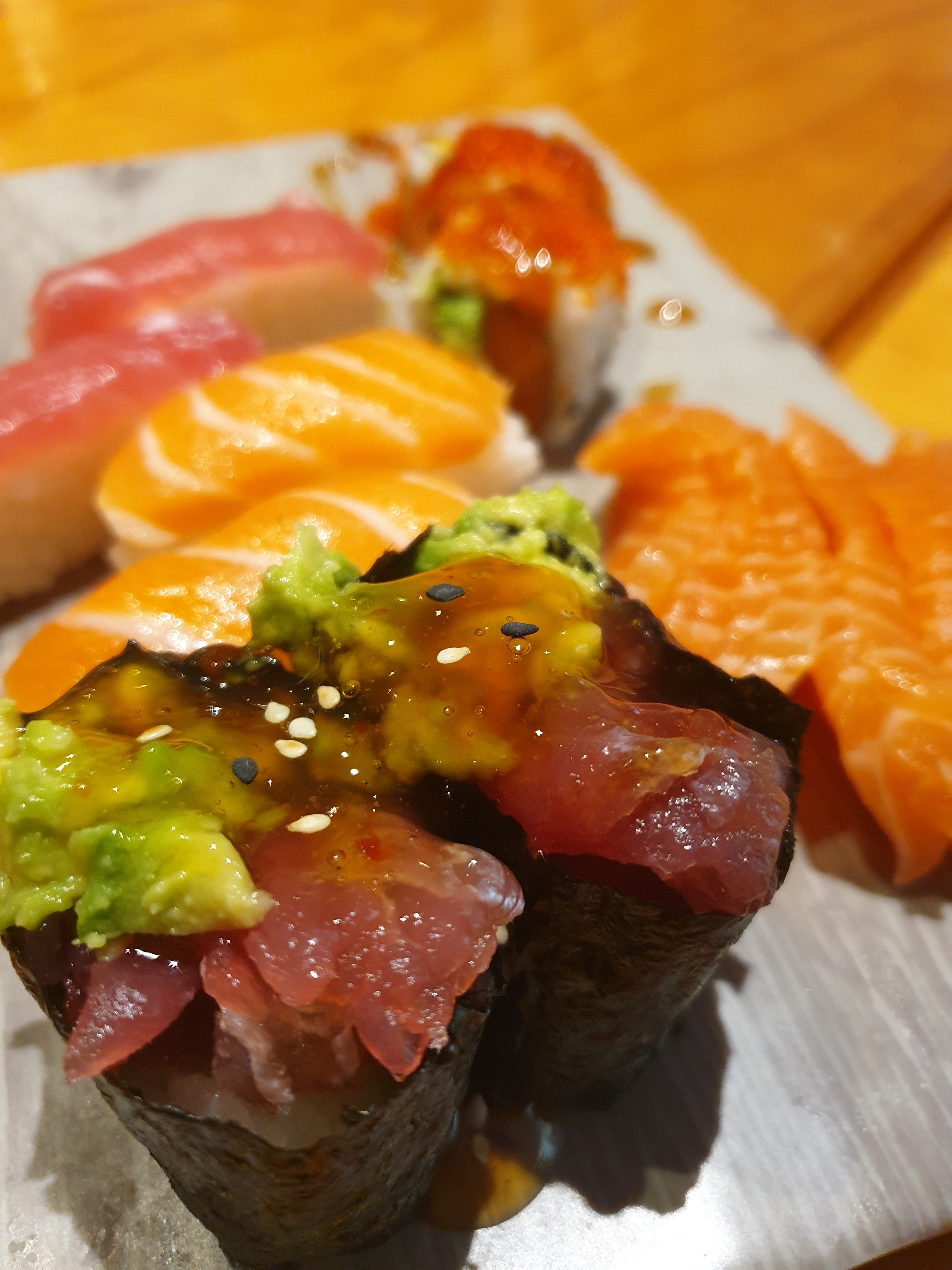 Comer sushi en Barcelona, buffet libre Tami